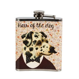 Quirky Hair Of The Dog Hip Flask