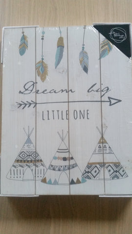 Lovely picture wall hanging dream big little one - my vintage chic boutique