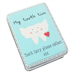 Supercute Baby Tooth Tin For The Tooth Fairy